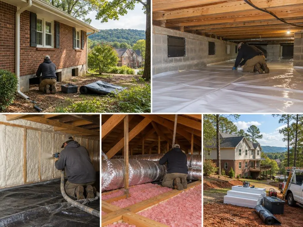 Crawl Space Encapsulation & Insulation in Birmingham, AL